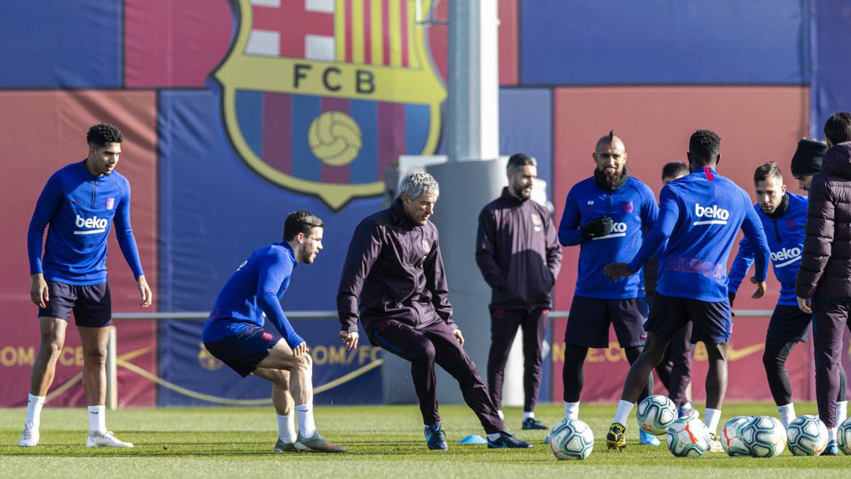 Quique Setien at Barcelona