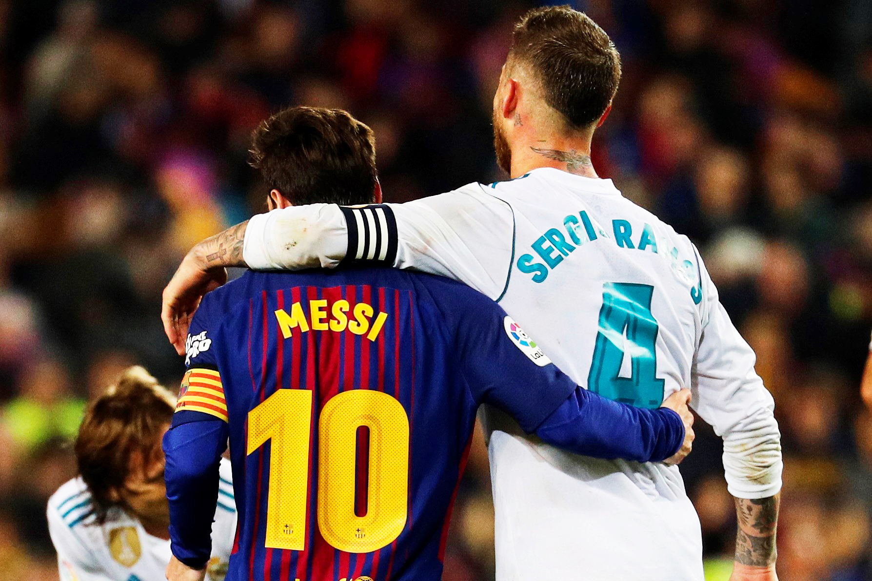 Lionel Messi and Sergio Ramos