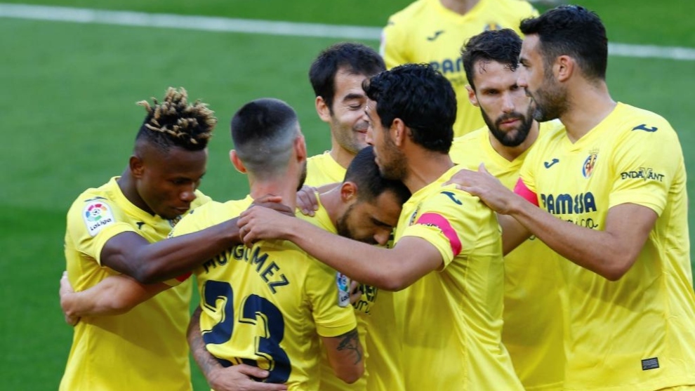 Villarreal celebrate