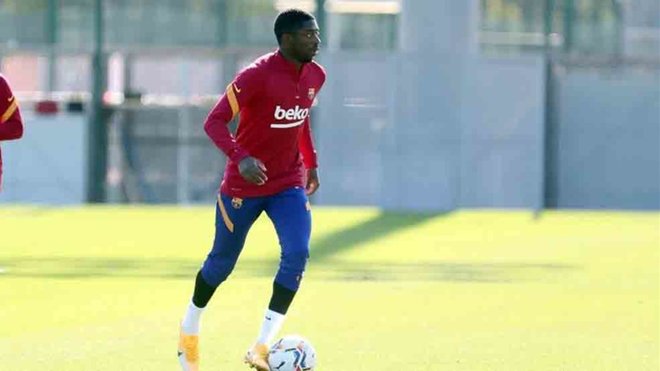 Dembele training