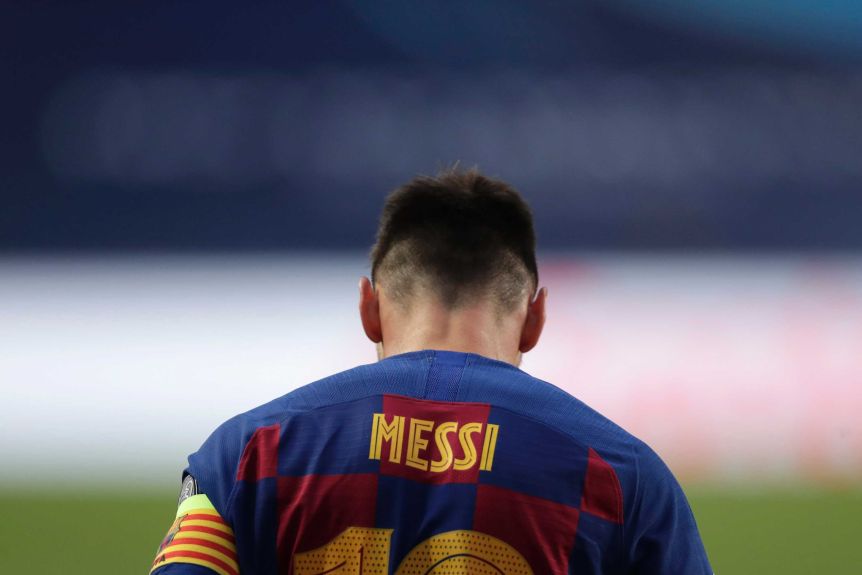Lionel Messi shows his other face during extra-time