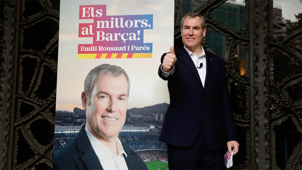 Former Barcelona vice-president Emili Rousaud