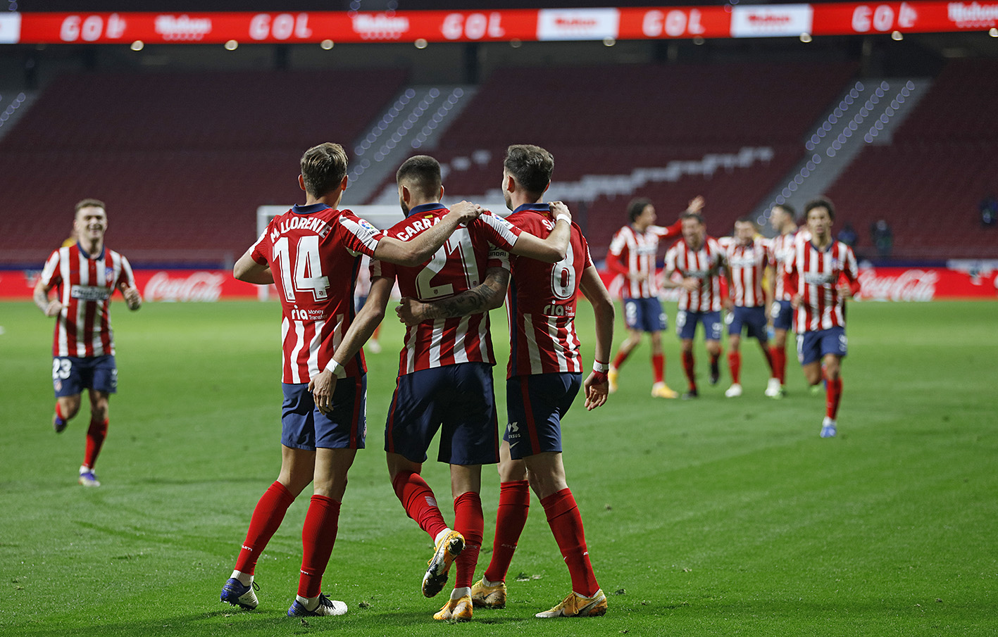 Atletico Madrid surprised by the Barcelona put in front of them