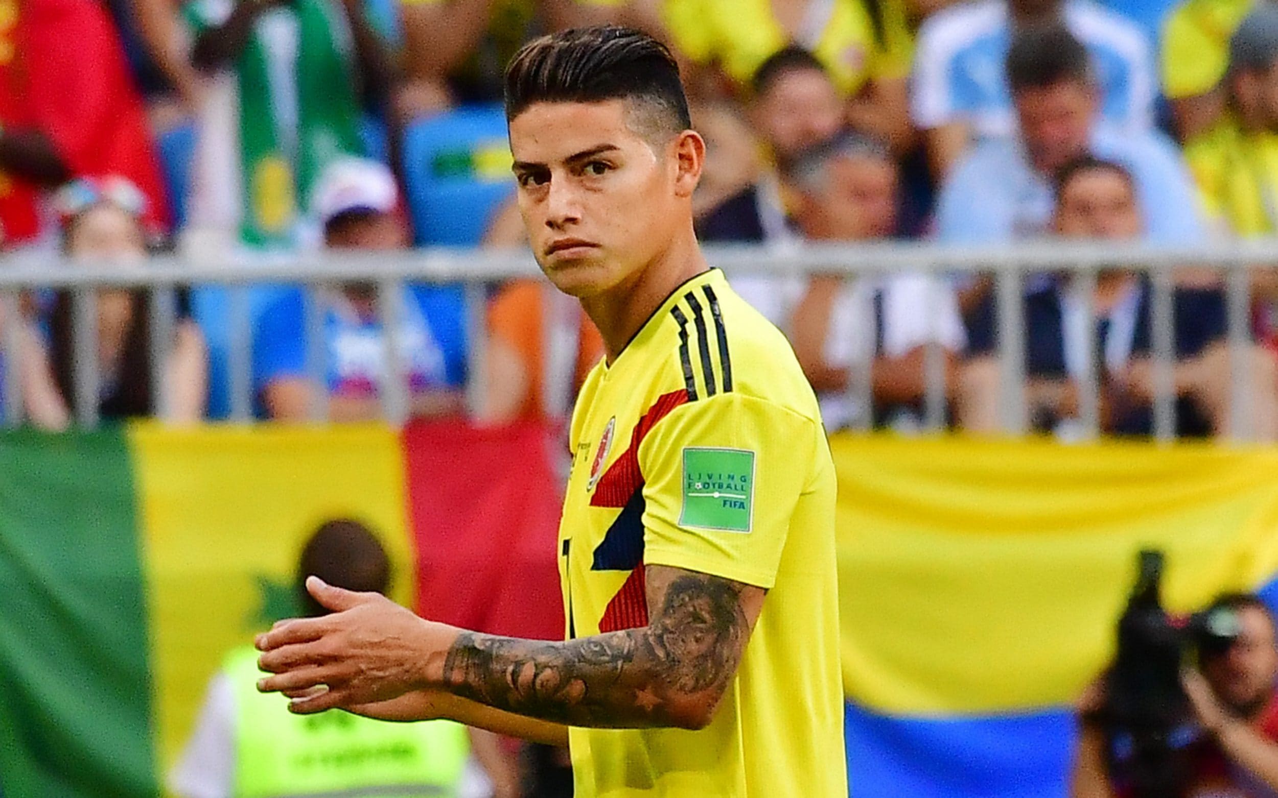Colombia and James Rodriguez deny claims of dressing room fight