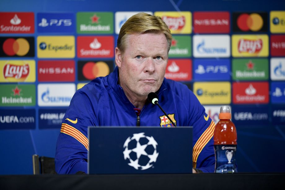 Barcelona boss Ronald Koeman