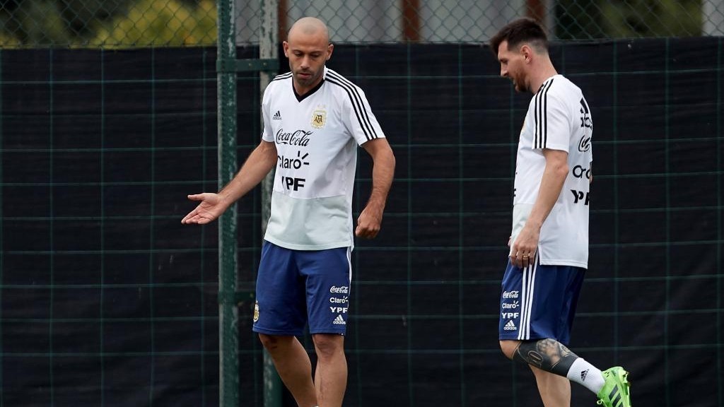 Mascherano and Messi