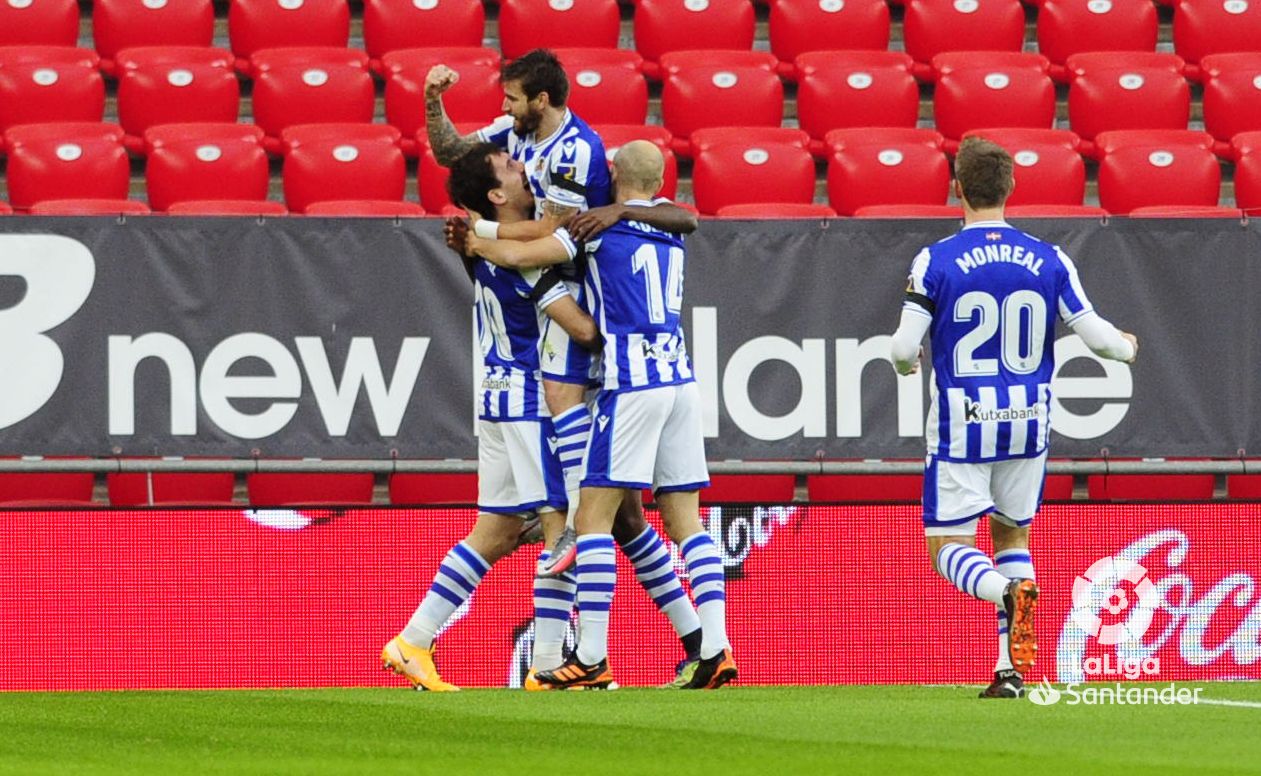 Real Sociedad end winless run with Basque Derby victory at San Mames