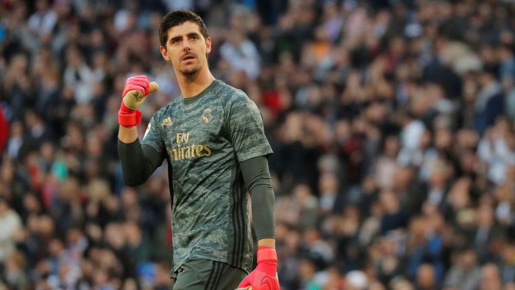 Real Madrid goalkeeper Thibaut Courtois