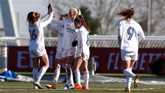Real Madrid women celebrate Primera Iberdrola