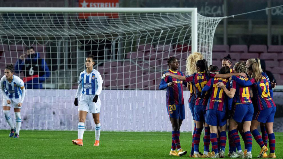 Barcelona women celebrate Primera Iberdrola
