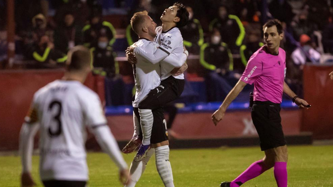 Valencia win in Copa del Rey