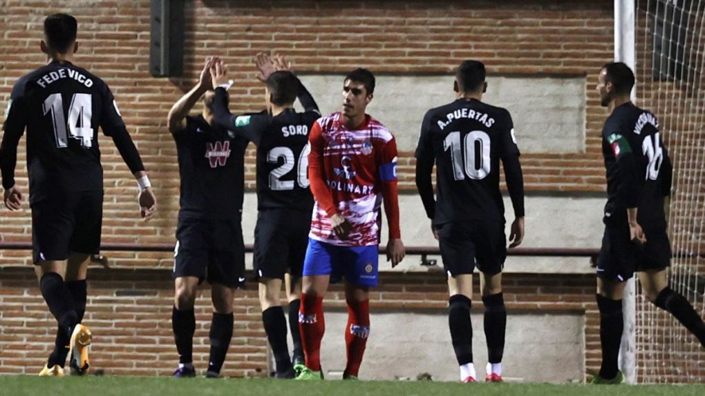Granada players celebrate