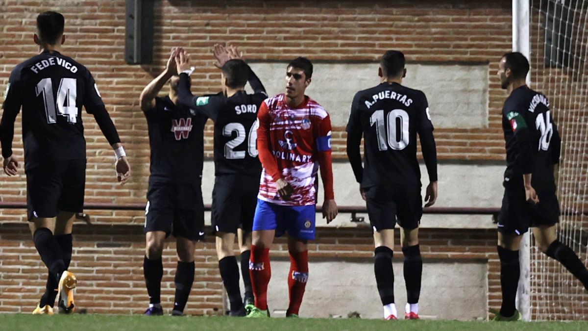Granada players celebrate