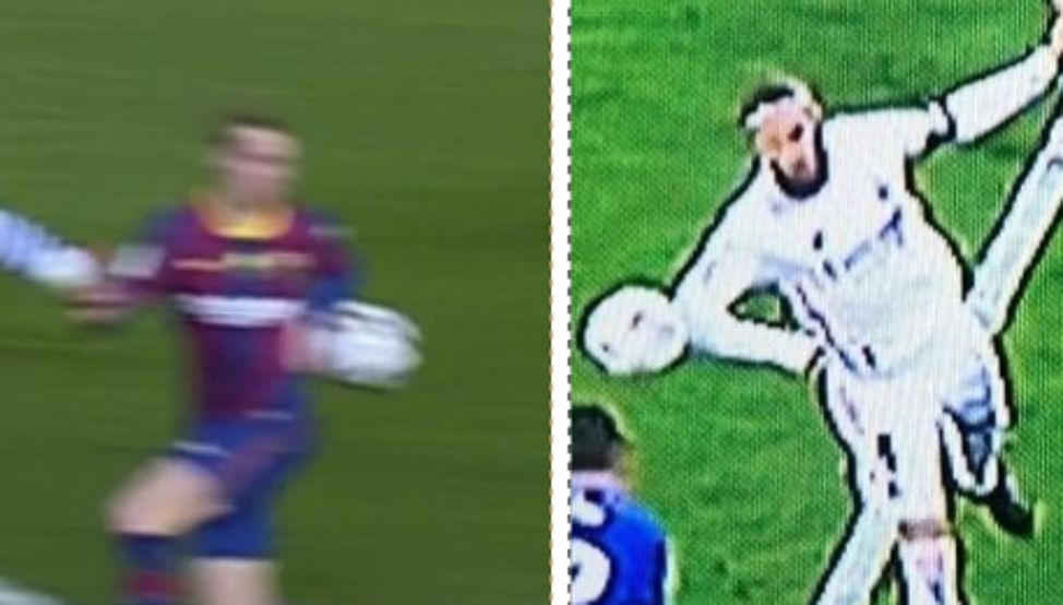 Same referee, different result for Barcelona and Madrid
