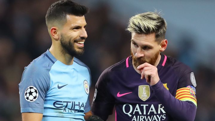 Sergio Aguero and Lionel Messi