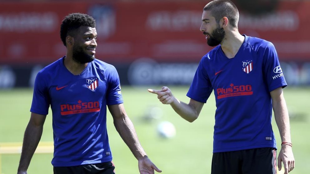 Thomas Lemar and Yannick Carrasco