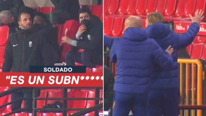 Roberto Soldado and Ronald Koeman spat