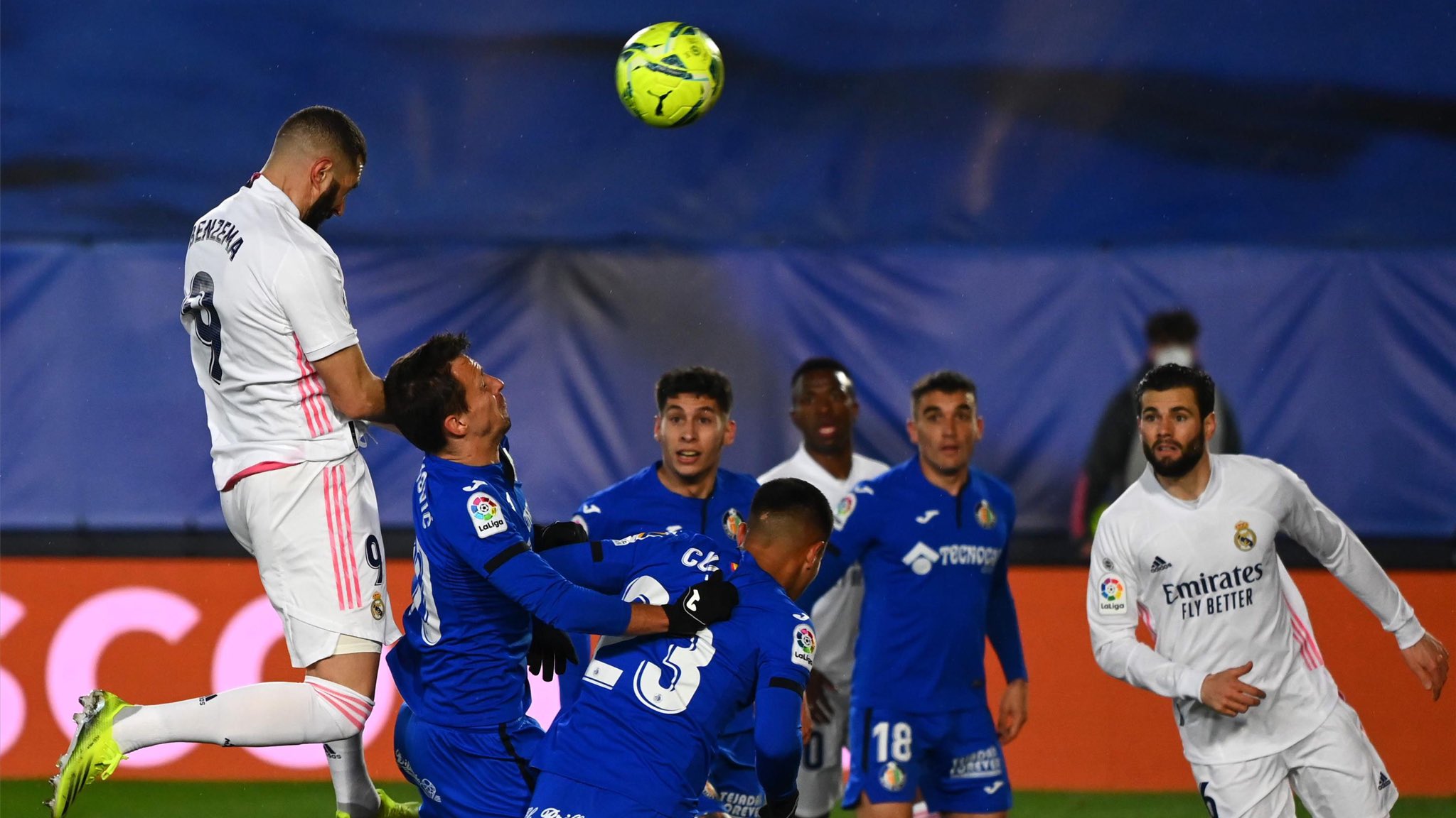 Watch: Karim Benzema gives Real Madrid the lead against Getafe