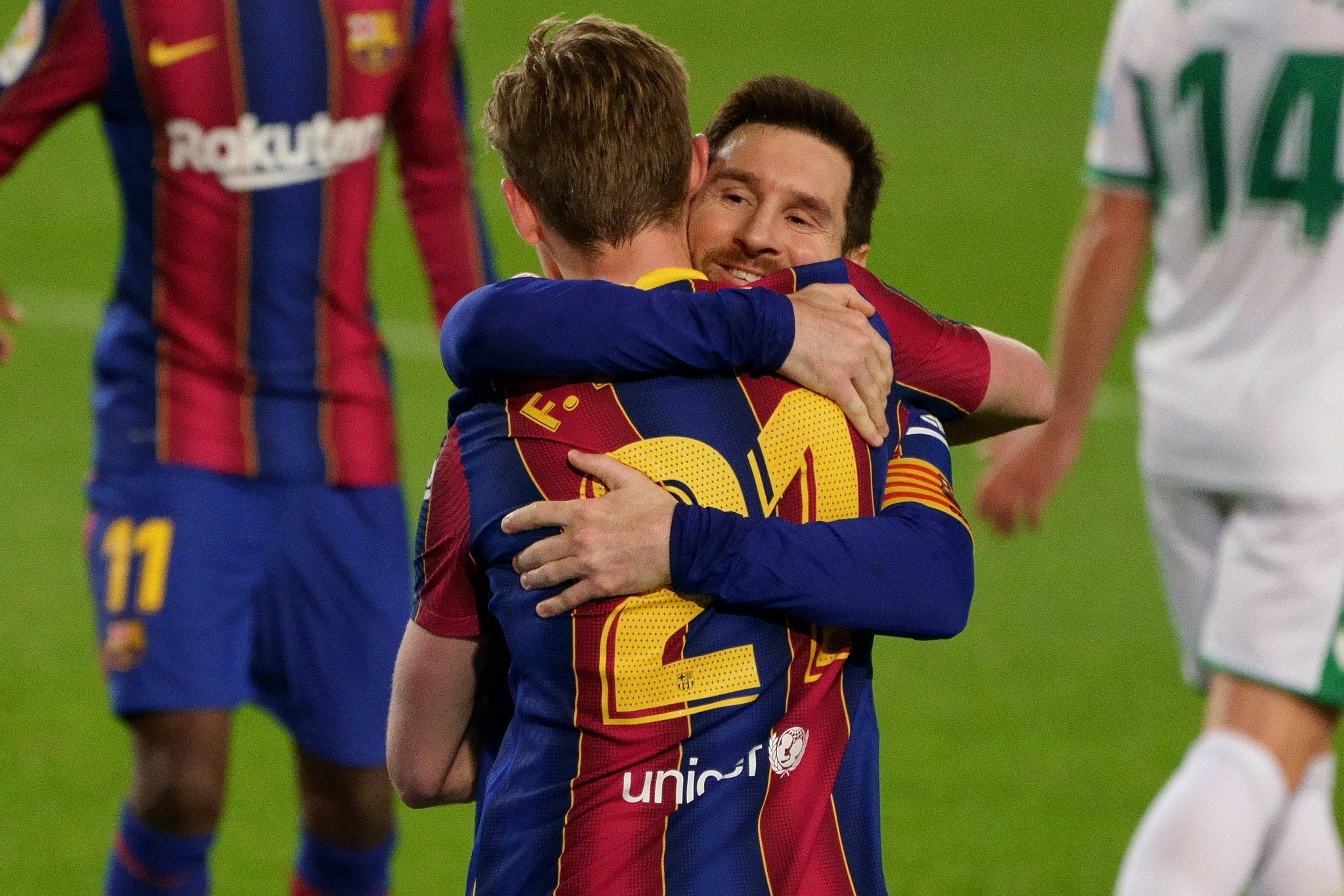 Lionel Messi and Frenkie de Jong