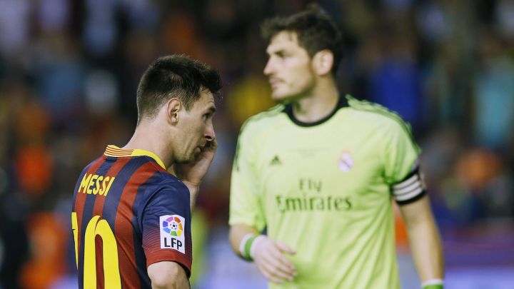 Lionel Messi and Iker Casillas