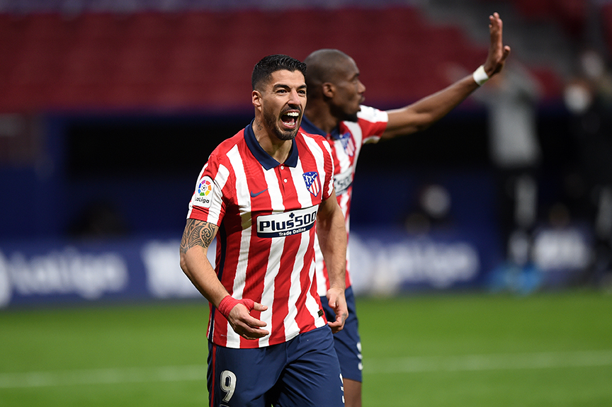 Watch: Luis Suarez scores in the 89th minute to put Atletico Madrid back in front