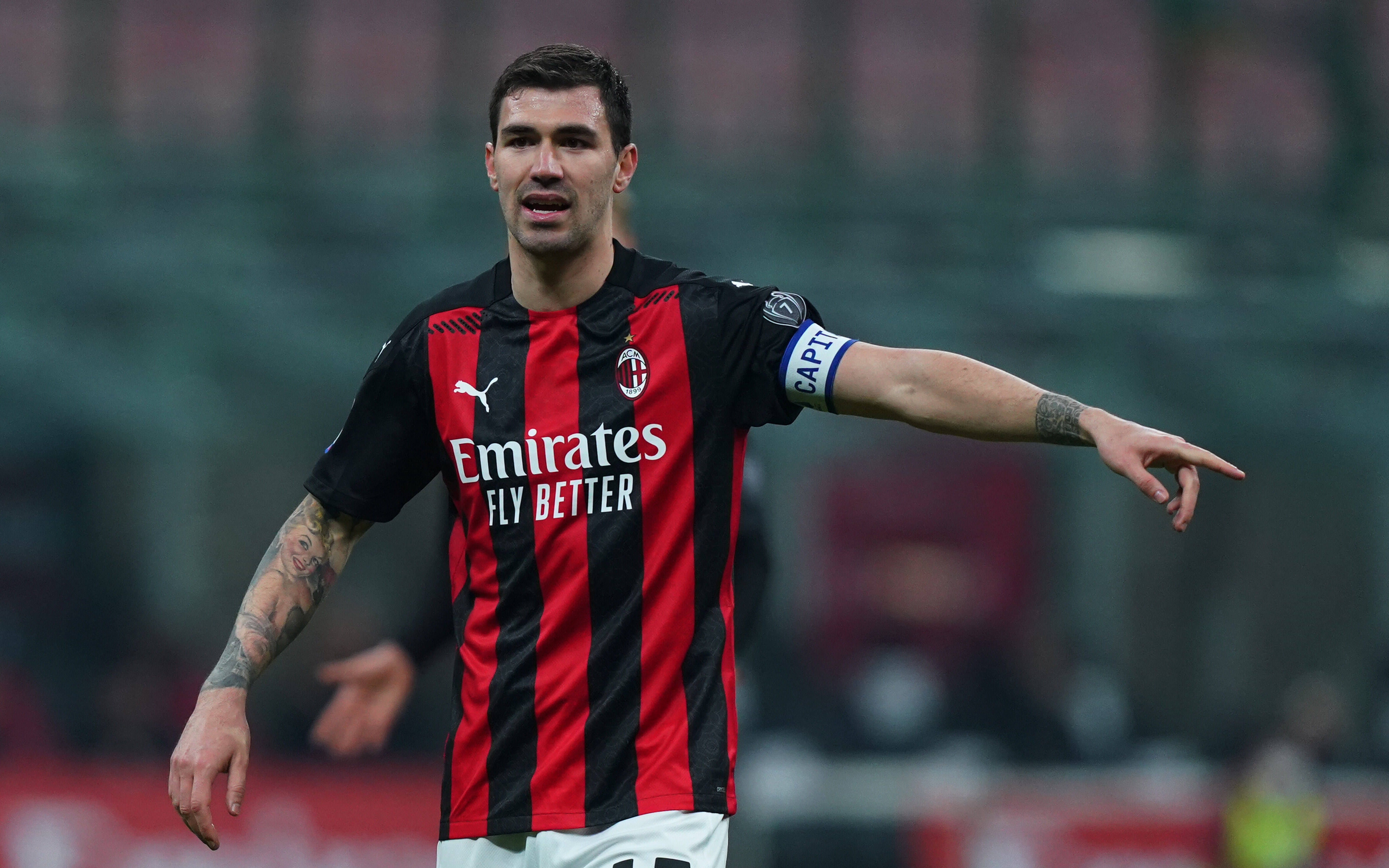 Milan captain Alessio Romagnoli