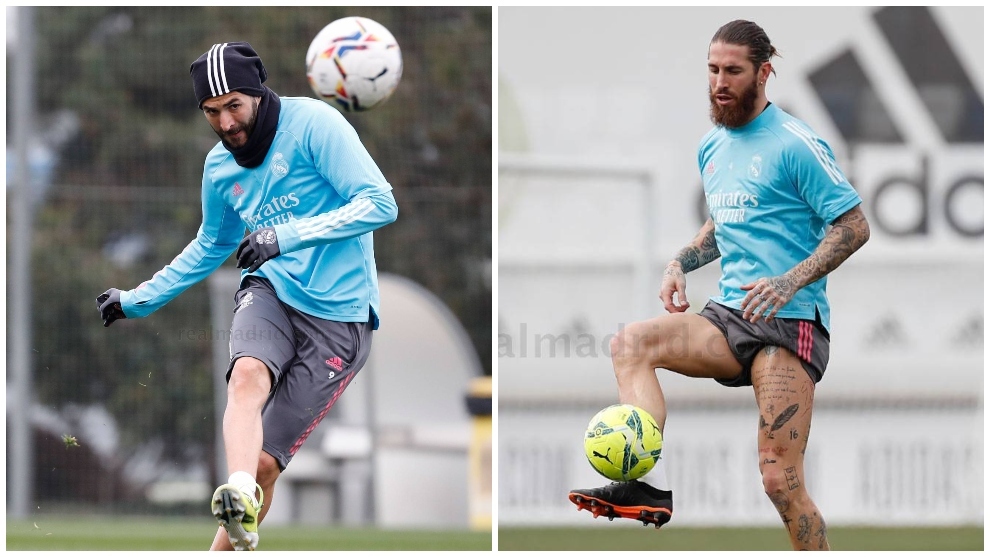 Karim Benzema and Sergio Ramos