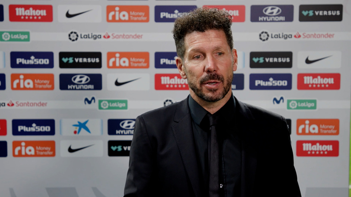 Diego Simeone stresses the collective strength of Atletico Madrid: “Two footballers alone don’t change a game”