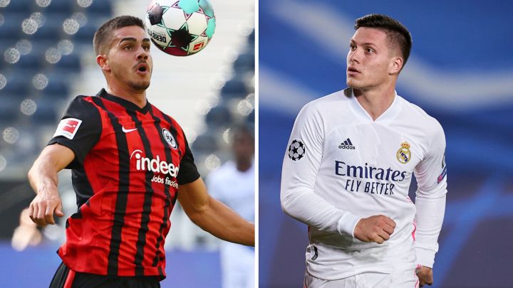 Andre Silva and Luka Jovic