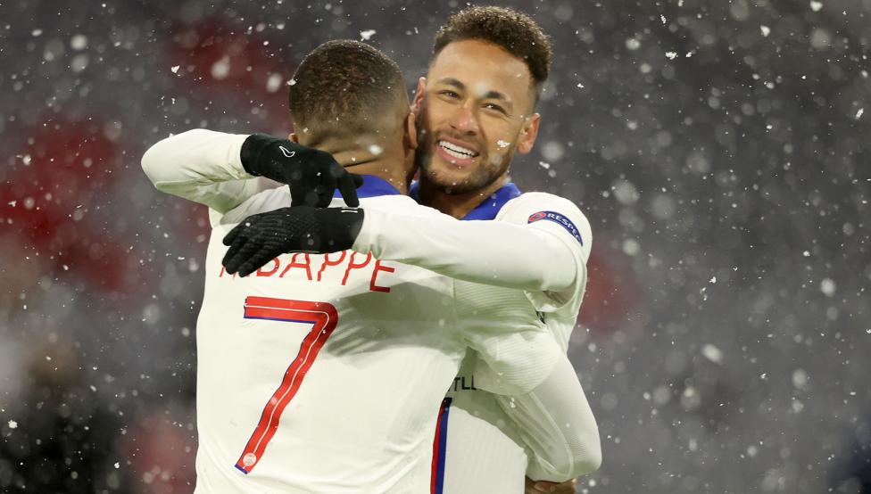 Kylian Mbappe and Neymar