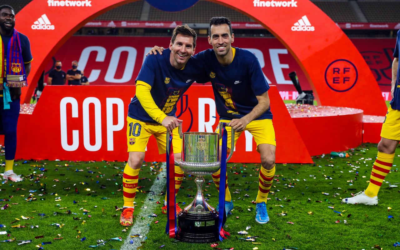Lionel Messi issues heartfelt message to Sergio Busquets following Barcelona departure announcement