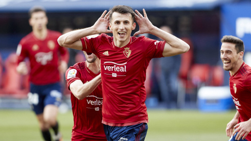 Watch: Ante Budimir gives Osasuna a shock lead at Atletico Madrid