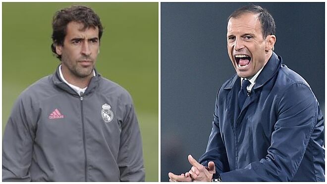 Raul and Massimiliano Allegri