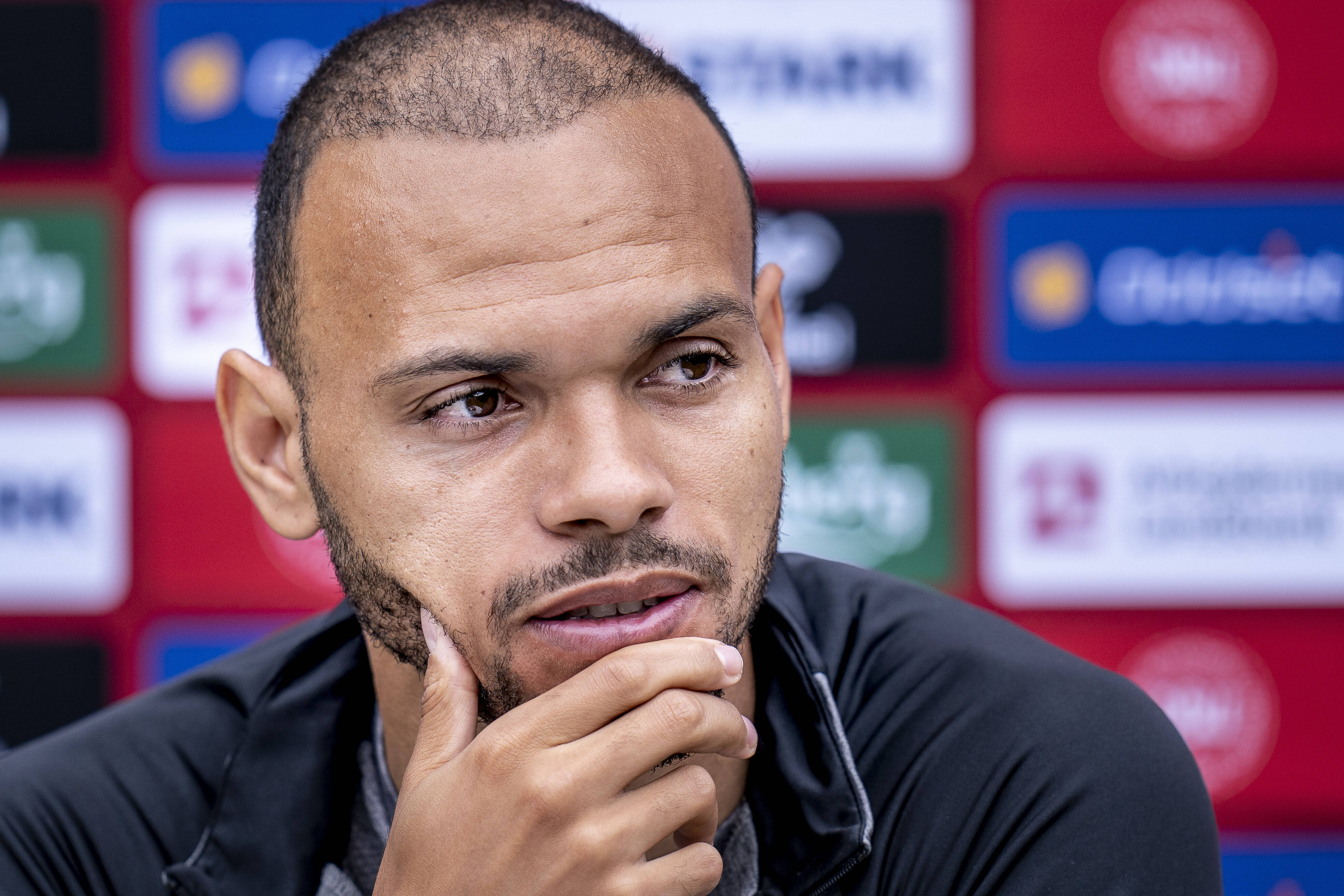 Martin Braithwaite of Barcelona and Denmark discusses the Eriksen incident