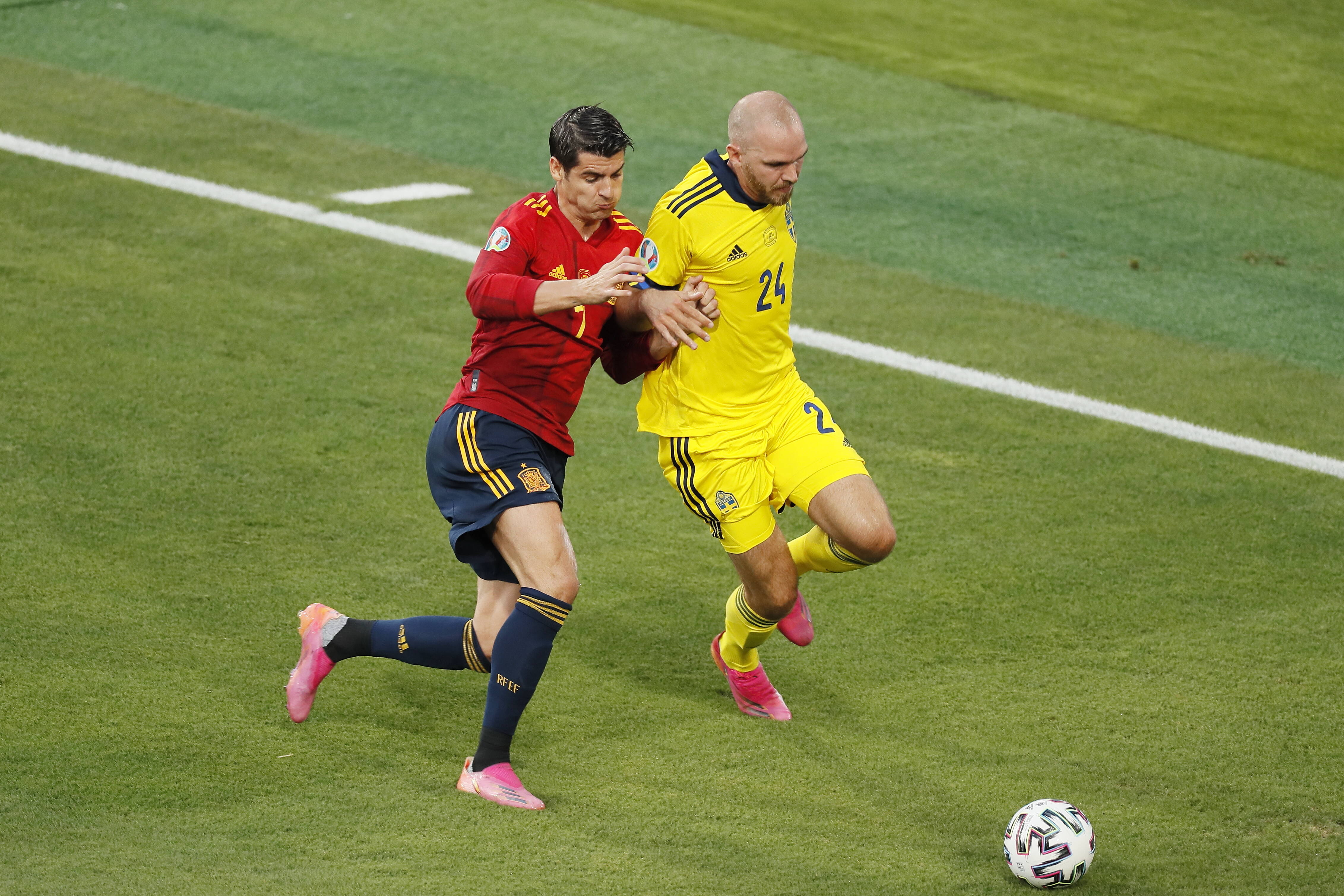 Alvaro Morata of Spain