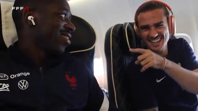 Ousmane Dembele and Antoine Griezmann