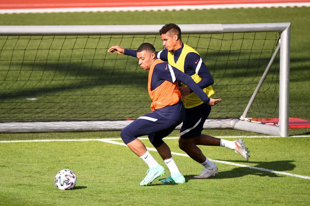 Varane and Mbappe