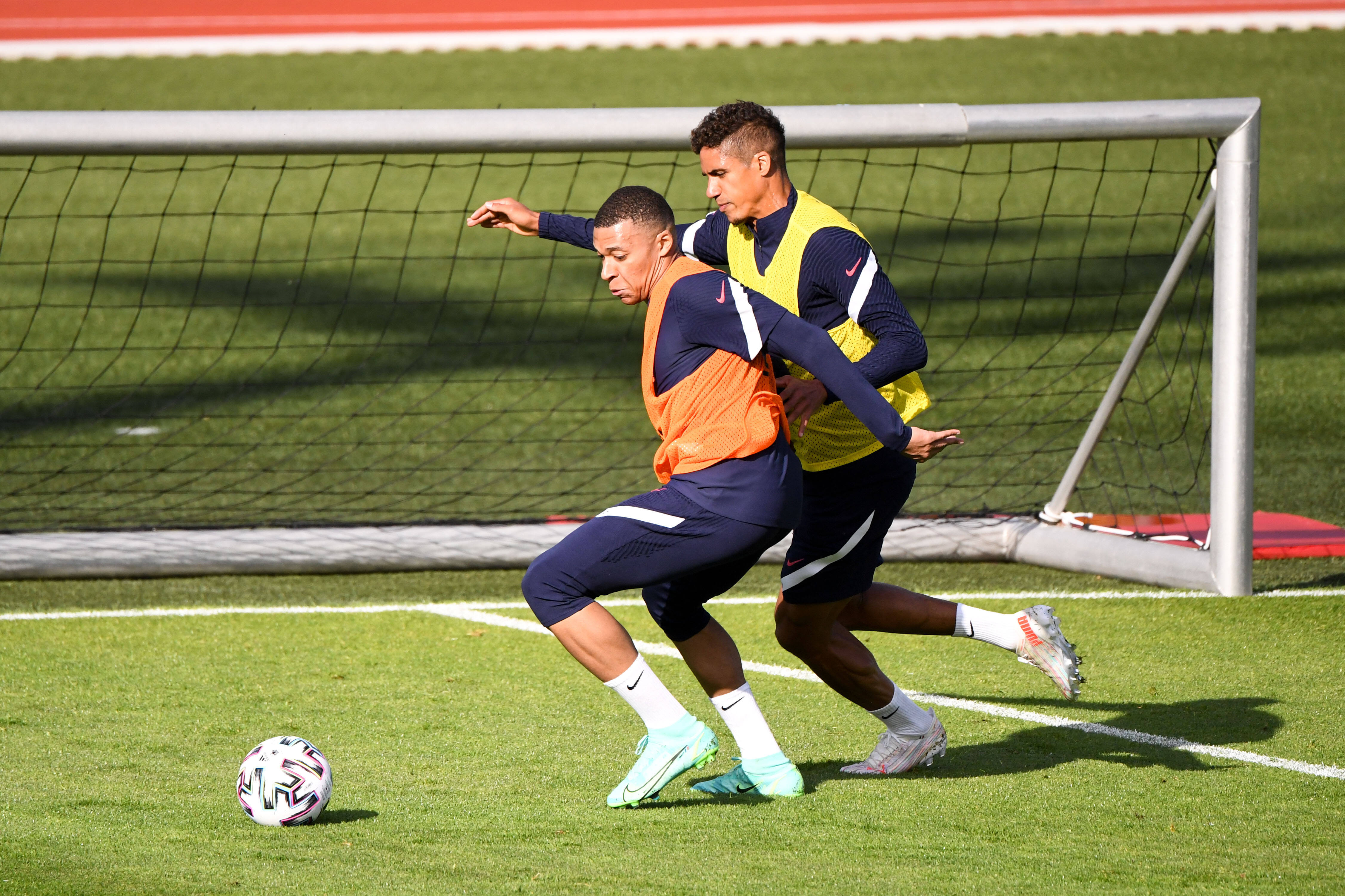 Varane and Mbappe