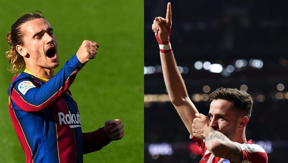 Antoine Griezmann and Saul