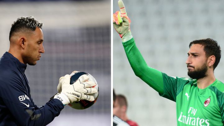 Keylor Navas and Gianluigi Donnarumma