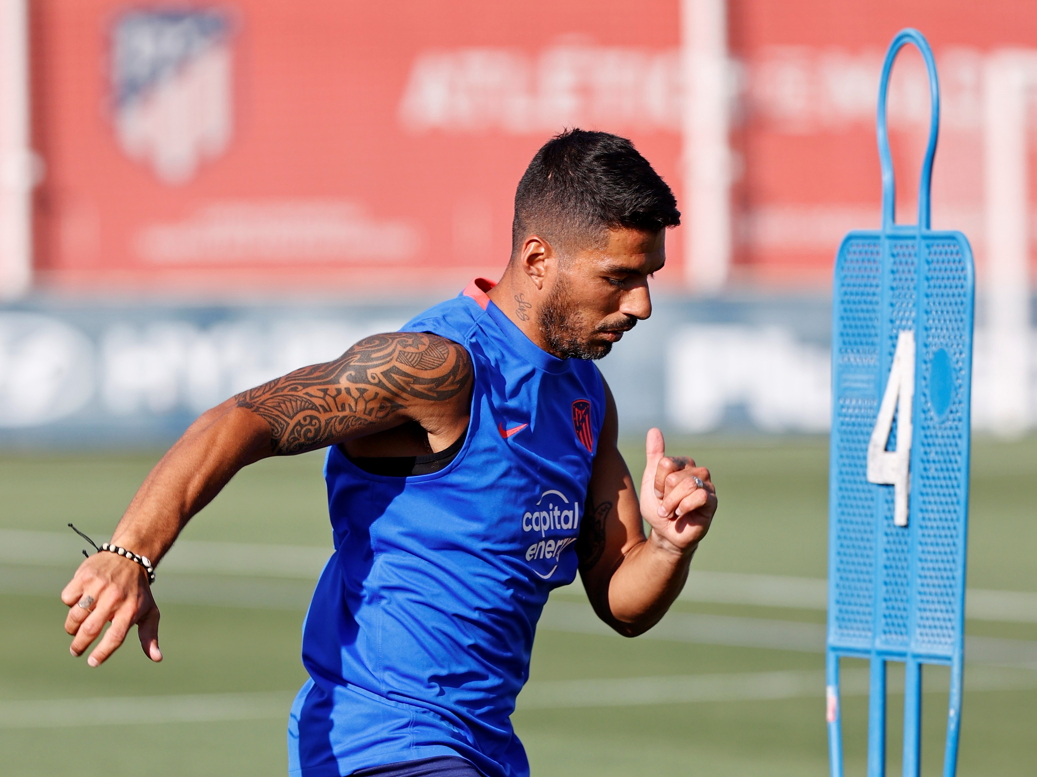 The best images as Luis Suarez and Kieran Trippier return to Atletico Madrid training