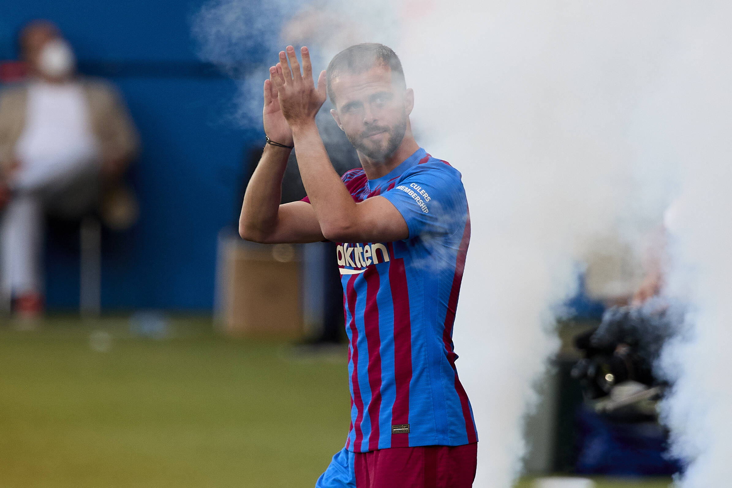 Miralem Pjanic of FC Barcelona