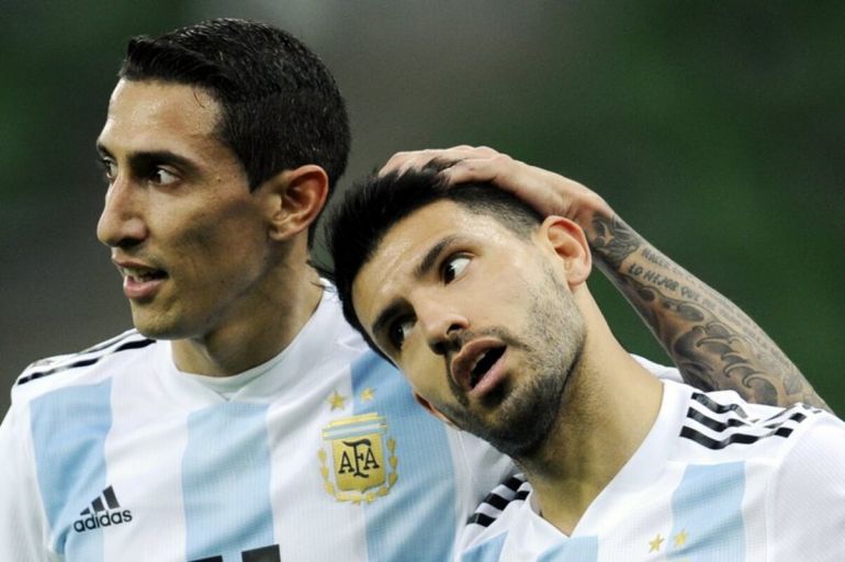 Angel di Maria and Sergio Aguero