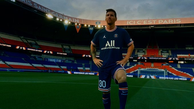 Watch: Paris Saint-Germain officially unveil their latest signing, Lionel Messi, in dramatic video