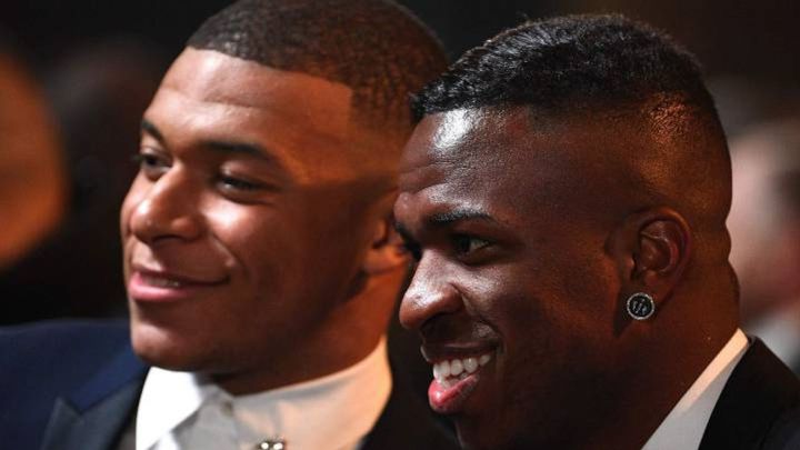 Kylian Mbappe and Vinicius Junior