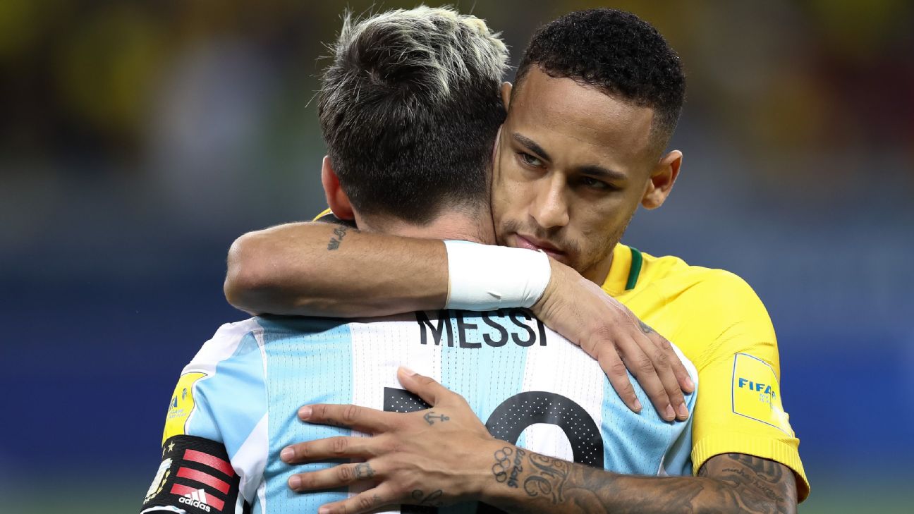 Lionel Messi and Neymar
