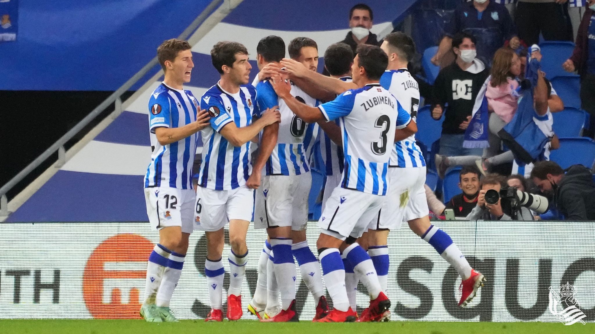 Real Sociedad draw 1-1 with Monaco at the Reale Arena in the Europa League