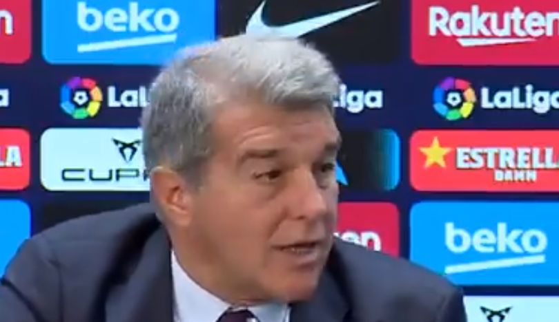 Joan Laporta of FC Barcelona