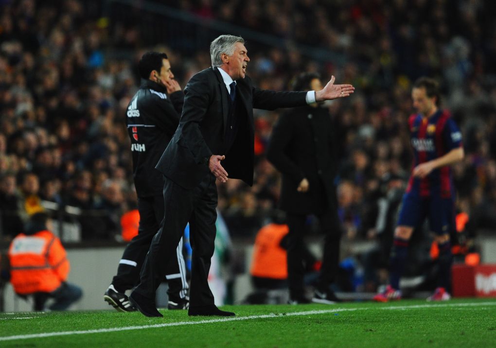 Carlo Ancelotti of Real Madrid