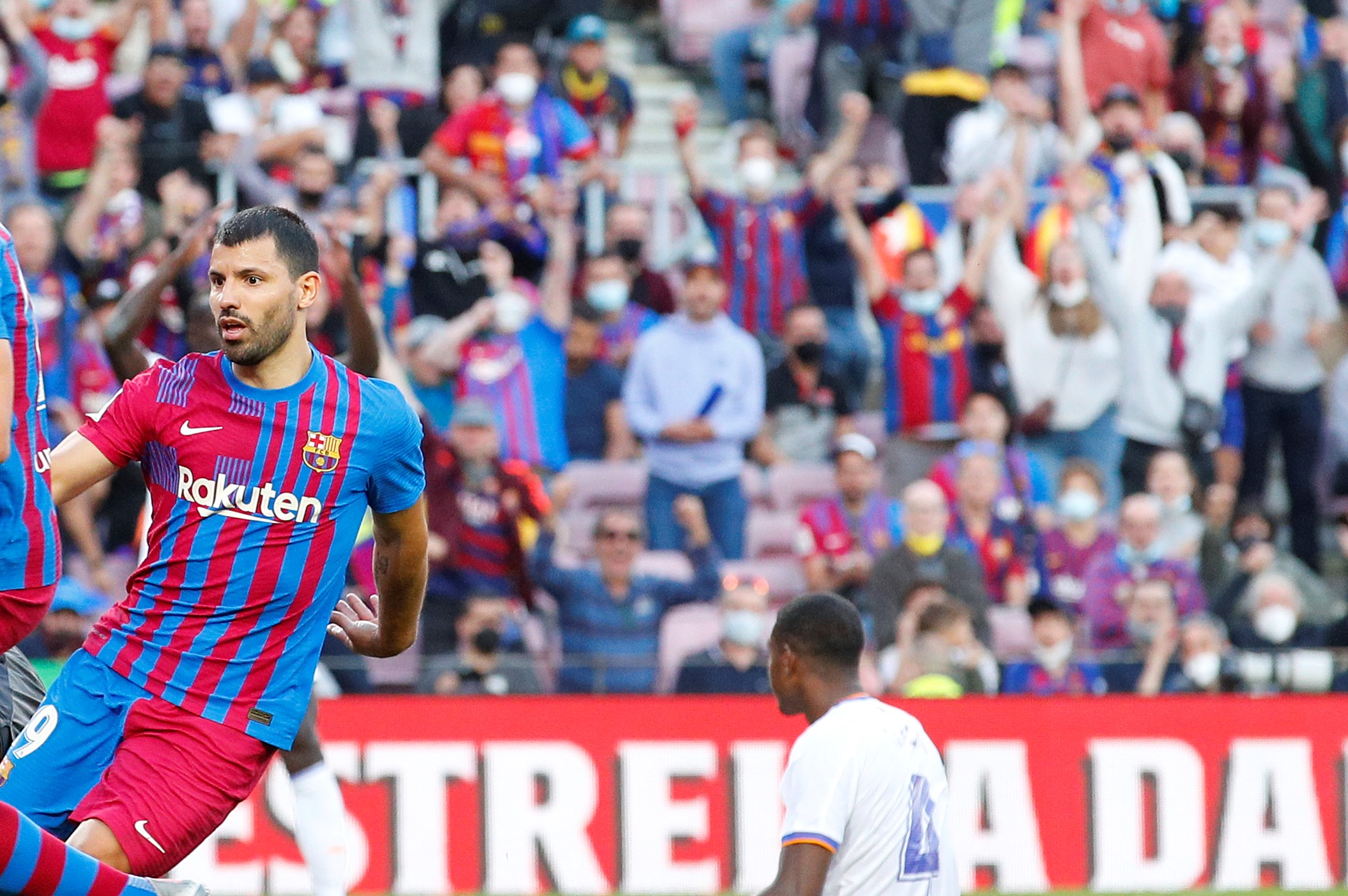 Sergio Aguero of Barcelona